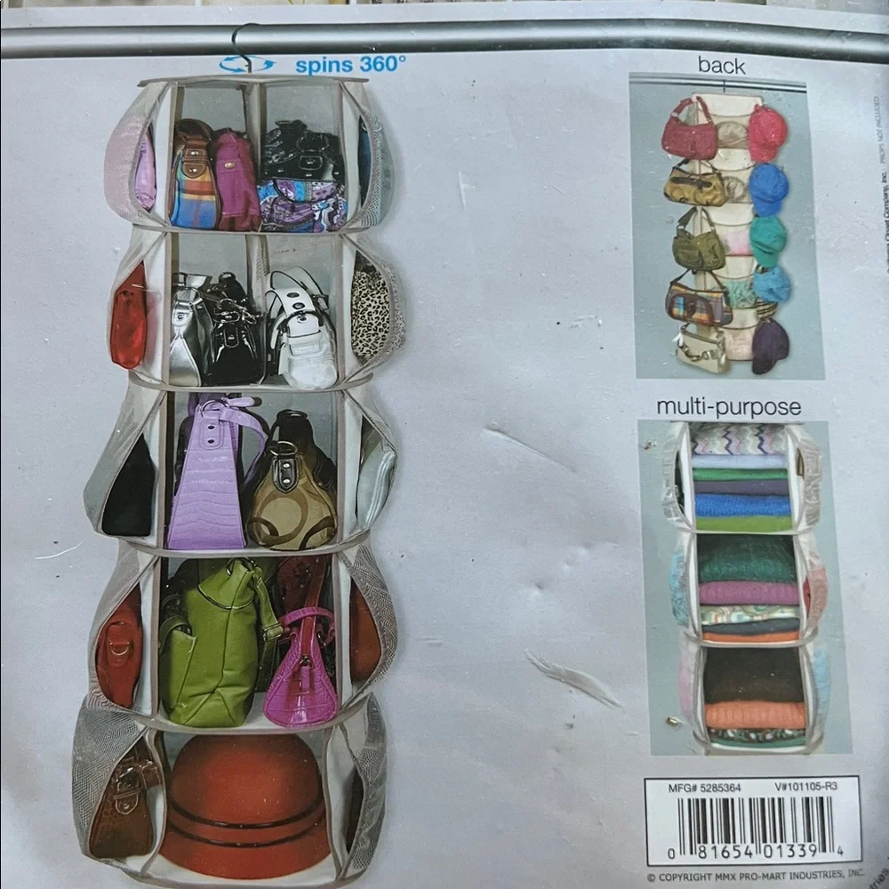 Smart carousel organizer